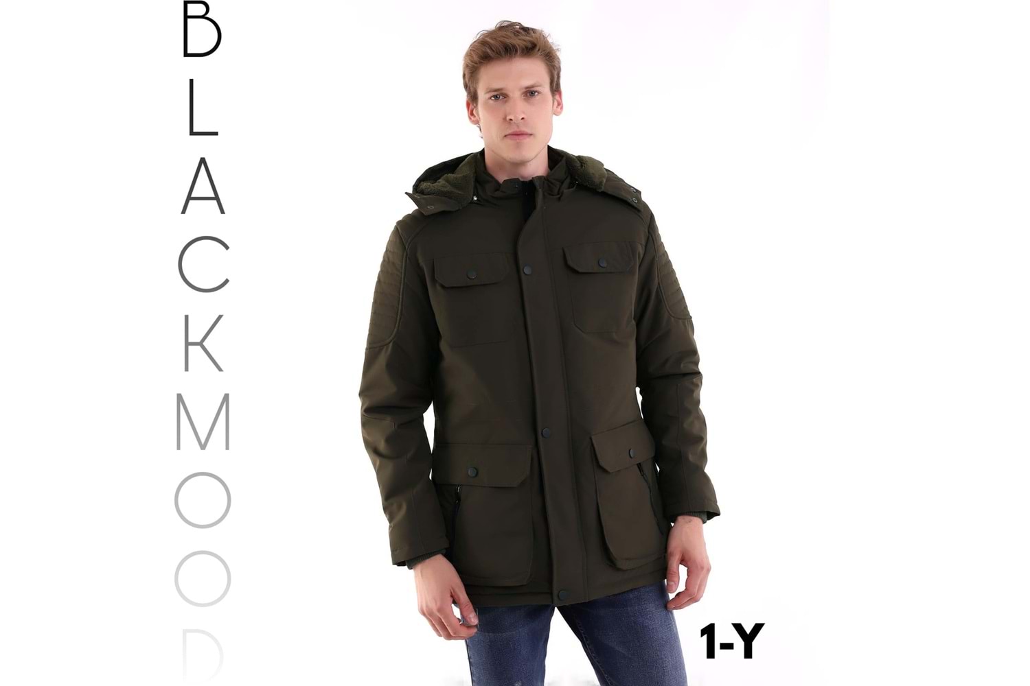 BLACK UZUN PARKA 5355-5350-5365-5430-5426