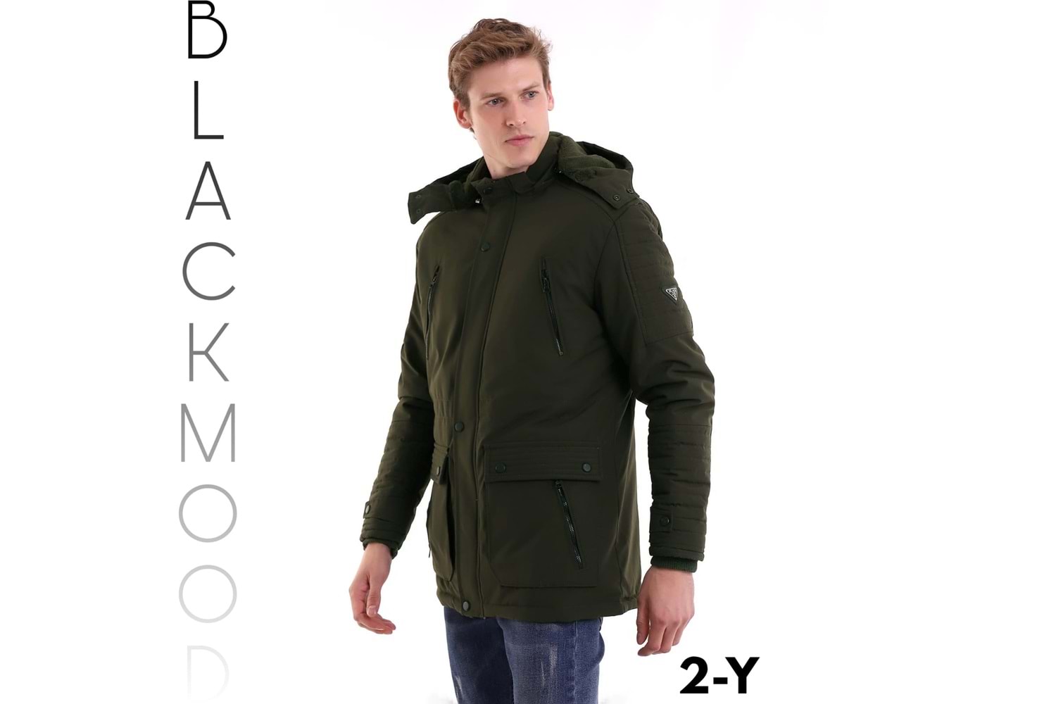 BLACK UZUN PARKA 5355-5350-5365-5430-5426